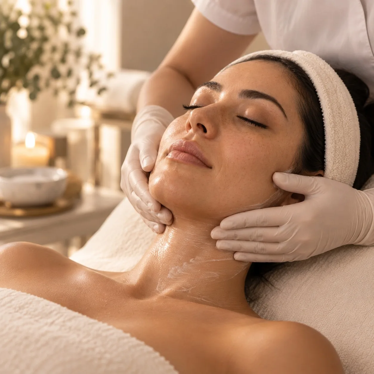 Tratamiento facial con toxina botulínica